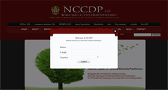Desktop Screenshot of nccdp.org