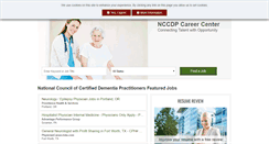 Desktop Screenshot of jobs.nccdp.org