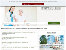 Tablet Screenshot of jobs.nccdp.org